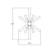 Buy Wall Sconce Australia SPUTNIK Polished Nickel/Dark-Light Grey Washed Wood 4 Light Wall Light - SPUTNIK2