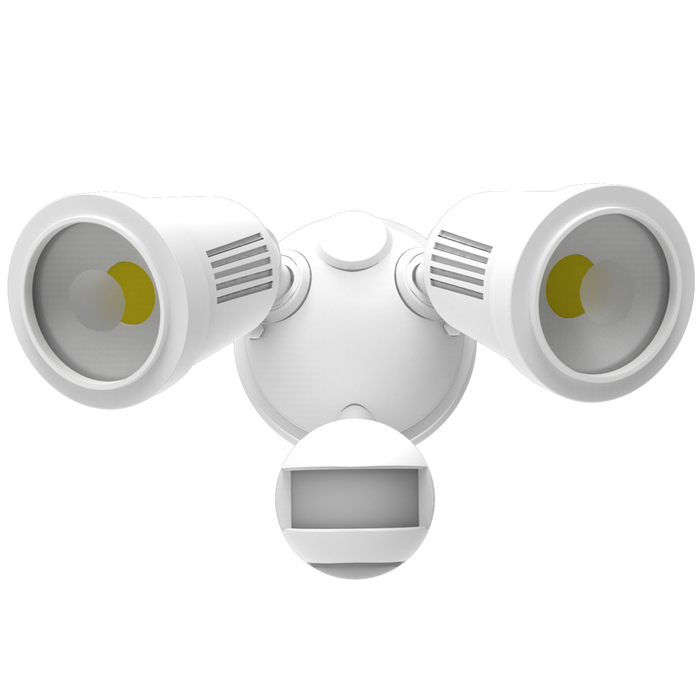Buy Exterior Spotlights Australia STARGEM Security Wall 2 Lights White 3CCT - SES7070/2TC/WH