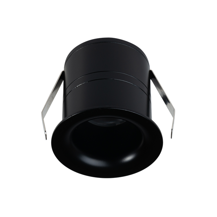 Buy Recessed LED Downlights Australia Star Spot Recessed LED Downlight 7W Black Aluminium 3000K - S9363WW/BK