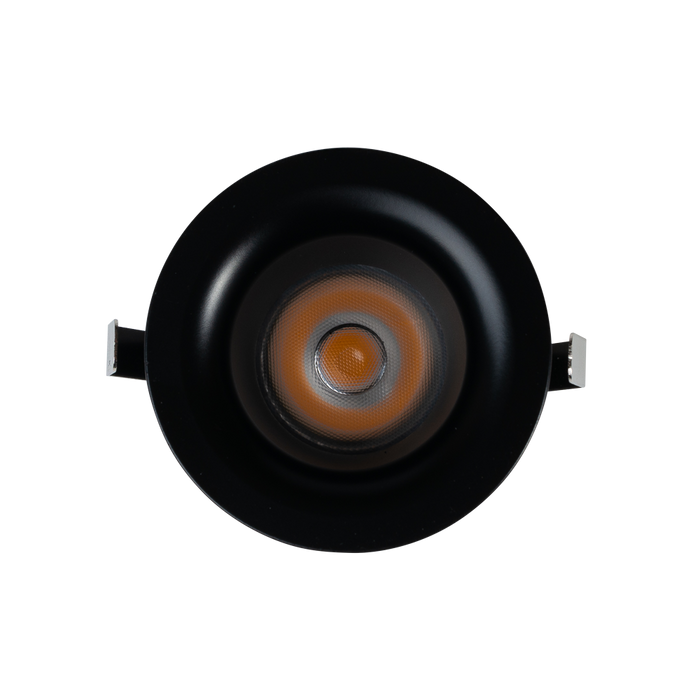 Buy Recessed LED Downlights Australia Star Spot Recessed LED Downlight 7W Black Aluminium 3000K - S9363WW/BK