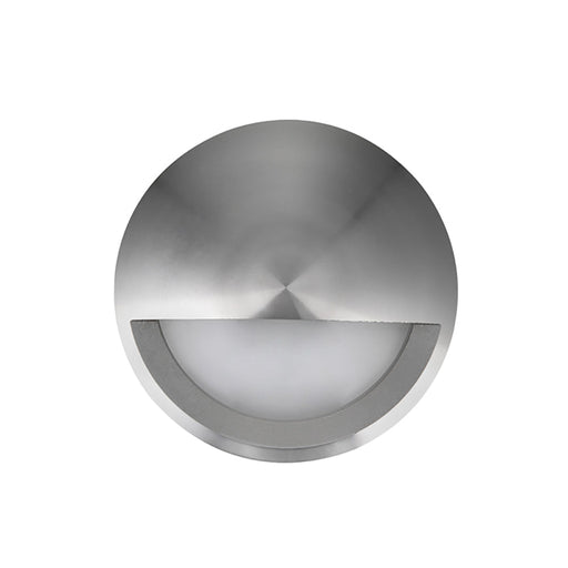 Buy Outdoor Step Lights Australia STE Exterior LED Surface Mounted Eyelid Step Light 240V 6W 3000K Titanium IP65 - STE16