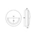 Buy Outdoor Step Lights Australia STE Exterior LED Surface Mounted Eyelid Step Light 12V DC 6W 3000K Titanium IP65 - STE18