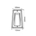 Buy Outdoor Step Lights Australia STE Exterior LED Recessed Wall Light 240V 7W 3000K White IP54 - STE5