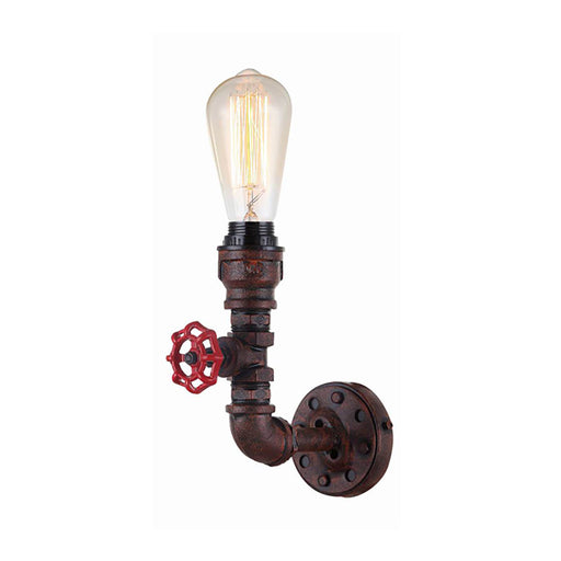 Buy Wall Sconce Australia STEAM Interior Aged Iron Pipe Wall Light 1 Light - STEAM2