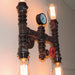 Buy Wall Sconce Australia STEAM Interior Aged Iron Pipe Wall Light 4 Light - STEAM3