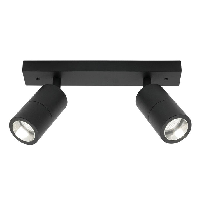Buy Outdoor Ceiling Spotlights Australia Stockholm 2 Light Spot Light Black Frame - STO2RBLK