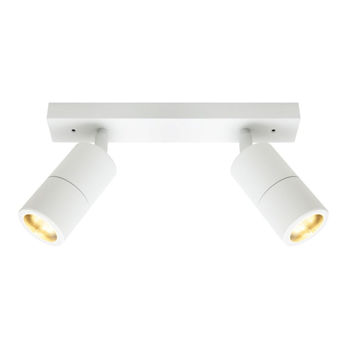 Buy Outdoor Ceiling Spotlights Australia Stockholm Ceiling 2 Spotlights White Metal - STO2RWHT