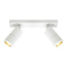 Buy Outdoor Ceiling Spotlights Australia Stockholm Ceiling 2 Spotlights White Metal - STO2RWHT
