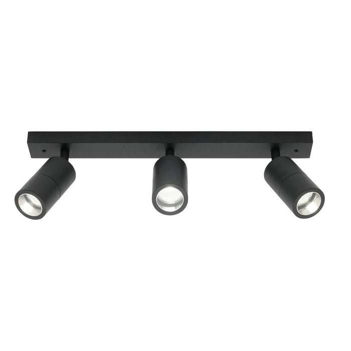 Buy Outdoor Ceiling Spotlights Australia Stockholm 3 Light Spot Light Black Frame - STO3RBLK
