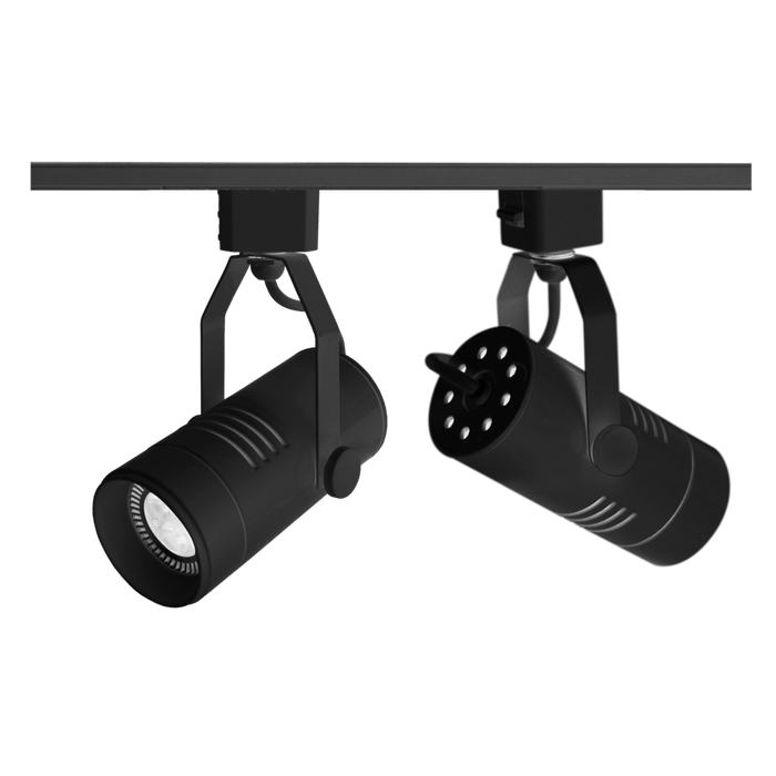 Buy Single Circuit Track Heads Australia Single Circuit Track Head W87mm Black Aluminium 3CCT - STR4863TC/BK