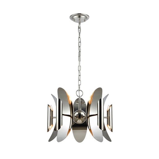 Buy Pendant Lights Australia STRATO Polished Nickel Hardware With Stainless Steel 10 Light Pendant - STRATO1