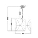 Buy Pendant Lights Australia STRATO Polished Nickel Hardware With Stainless Steel 10 Light Pendant - STRATO1
