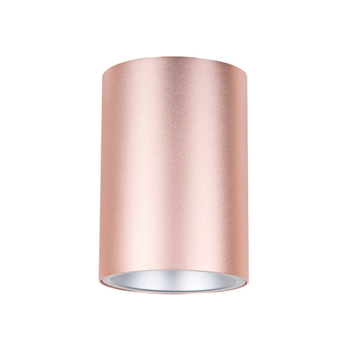 Buy Surface Mounted Downlights Australia SURFACE GU10 Round Surface Mounted Fixed Downlight Pink - SURFACE19