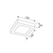 Buy LED Oyster Lights Australia LED Dimmable Surface Mounted Square Oyster Light Tri-CCT 6W - SURFACETRI1S