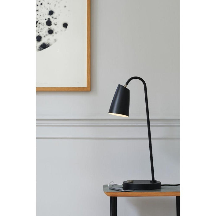 Buy Table Lamps Australia Sway 1 Light Table Lamp Black - 48225003