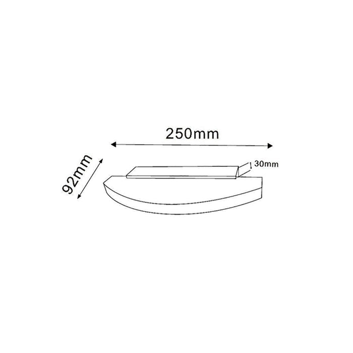Buy Wall Sconce Australia CITY SYDNEY LED Interior Surface Mounted Wall Light 6W 3000K - SYDNEYG2