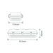 Buy LED Batten Lights Australia Hydro LED Batten Light L653mm Polycarbonate On / Off Sensor 3CCT - 66028