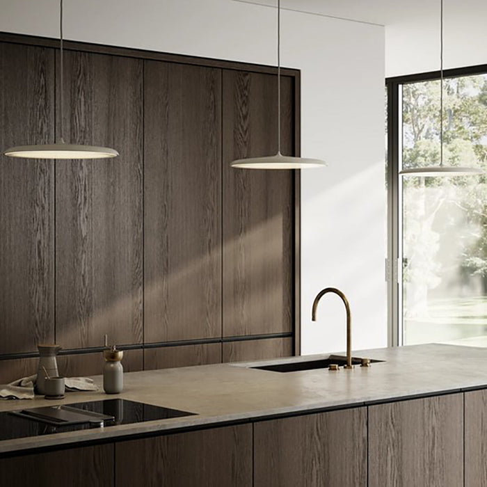 Buy Pendant Lights Australia Artist Pendant Light W400mm Beige Metal 3000K - 83093009