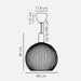 Buy Pendant Lights Australia Aver Pendant Light W400mm Black Metal - 84253003