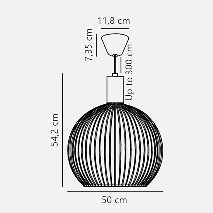 Buy Pendant Lights Australia Aver Pendant Light W500mm Black Metal - 84263003
