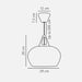 Buy Pendant Lights Australia Belly Pendant Light W290mm Black Metal - 45053003