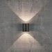 Buy Up / Down Wall Lights Australia Canto Up & Down Wall 2 Lights Black Aluminium 3000K - 49701003