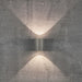 Buy Up / Down Wall Lights Australia Canto Up & Down Wall 2 Lights Grey Aluminium 3000K - 49701010