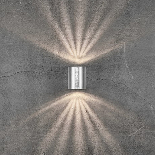 Buy Up / Down Wall Lights Australia Canto Up & Down Wall 2 Lights Galvanized 3000K - 49701031