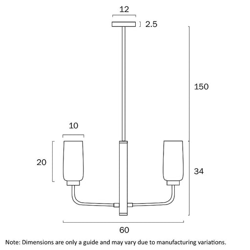 Buy Pendant Lights Australia Sepring 4 Lights Pendant Lights 600mm Black Metal - SEBRING PE4-BKO