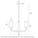Buy Pendant Lights Australia Sepring 4 Lights Pendant Lights 600mm Black Metal - SEBRING PE4-BKO
