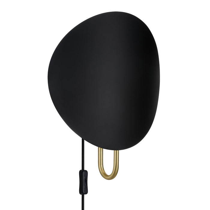 Spargo Wall Light Black & Brass - 2320361003