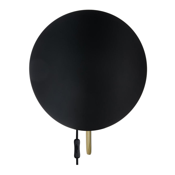 Spargo Wall Light Black & Brass - 2320361003