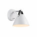 Buy Bedside Reading Lights Australia Strap Bedside Reading Light White Metal - 84291001