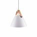 Buy Pendant Lights Australia Strap Pendant Light W165mm White Metal - 84303001
