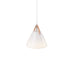 Buy Pendant Lights Australia Strap Pendant Light W270mm Opal white Glass - 84313001