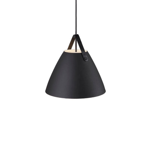 Buy Pendant Lights Australia Strap Pendant Light W360mm Black Metal - 84343003