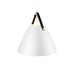 Buy Pendant Lights Australia Strap Pendant Light W480mm White Metal - 84353001