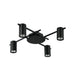 Buy Spotlights Australia Tache Spotlight 4 Lights Black Aluminium - TACHE11