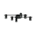 Buy Spotlights Australia Tache Spotlight 6 Lights Black Aluminium - TACHE12