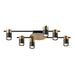 Buy Spotlights Australia TACHE Spot 6 lights Black & Antique Brass Aluminium - TACHE6
