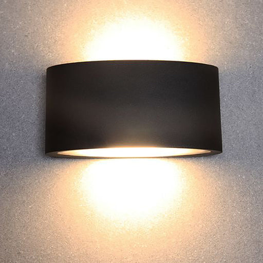 Buy Up / Down Wall Lights Australia TAMA LED Exterior Surface Mounted Up/Down Wall Light Black 6.5W 3000K IP54 - TAMA1