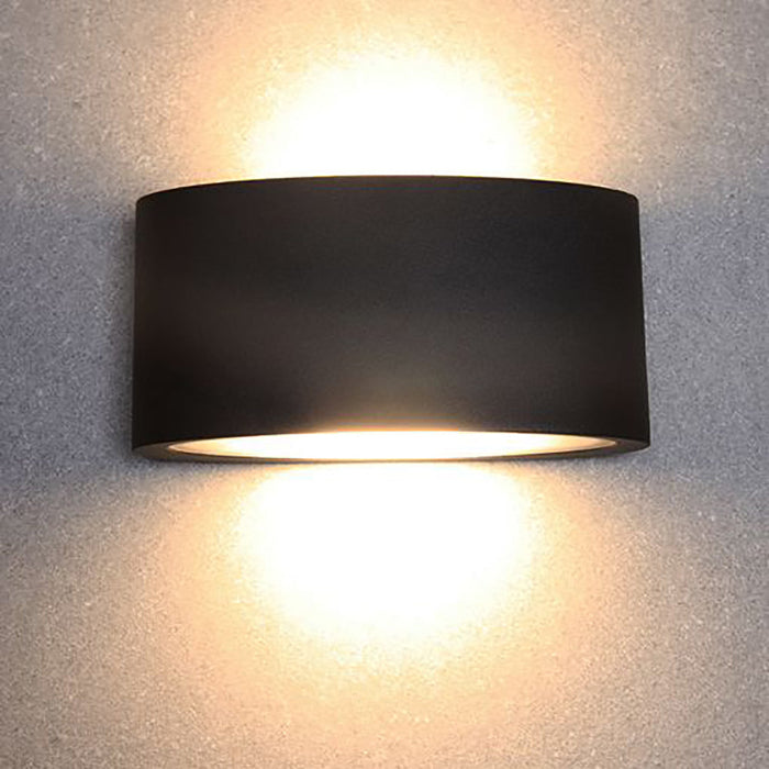 Buy Up / Down Wall Lights Australia TAMA LED Exterior Surface Mounted Up/Down Wall Light Black 6.5W 3000K IP54 - TAMA1