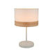 Buy Table Lamps Australia TAMBURA White Cloth Shade With Blonde Wood Trim Medium Table Lamp - TAMBURA09TL
