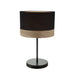 Buy Table Lamps Australia TAMBURA Black Cloth Shade With Blonde Wood Trim Medium Table Lamp - TAMBURA10TL
