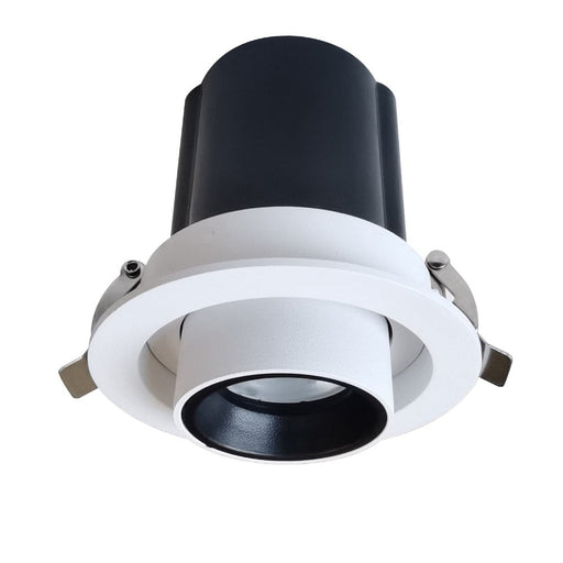 Buy Recessed LED Downlights Australia Tele Recessed LED Downlight White Aluminium 3CCT - TELE1