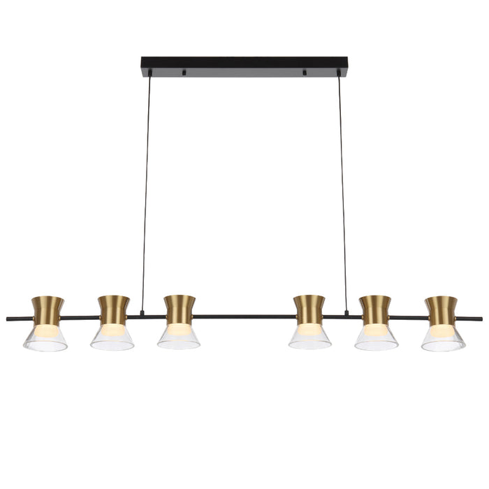 Tipico 6 Light LED Pendant Gold - TIPICO PE6-GD