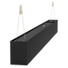 Buy LED Linear Lights Australia Titan LED Linear Light 80W Black Aluminium TRI Colour - S9776/80TC/BK