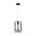 Buy Pendant Lights Australia TONO Black Internal Mesh With Clear Glass 1 Light Pendant - TONO1