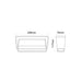 Buy Up / Down Wall Lights Australia TOPA Exterior LED Surface Mounted Up/Down Wall Light White 13W 3000K IP65 - TOPA0002