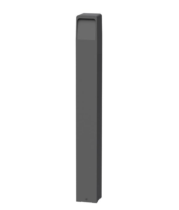 Toren Aluminium LED Bollard Light Dark Grey 13W TRI Colour - TOREN1